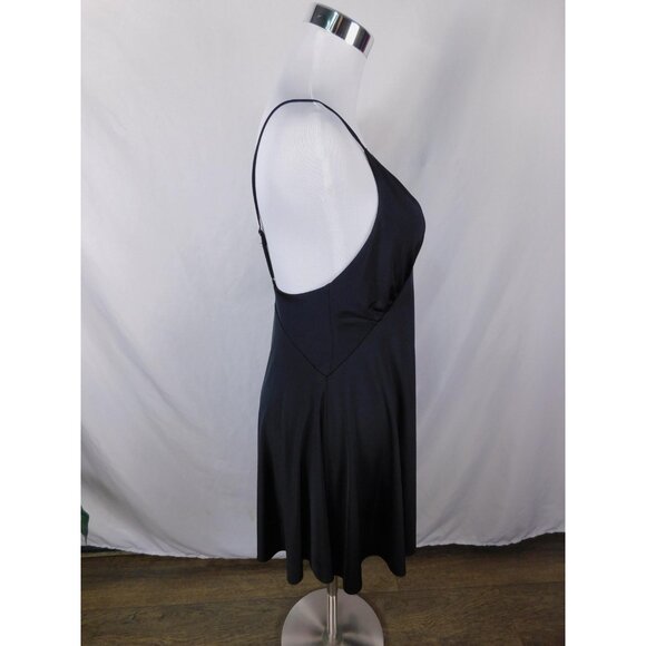 Silence + Noise Black One Shoulder Asymmetrical Surplice Dress Glam Witch - Picture 8 of 12